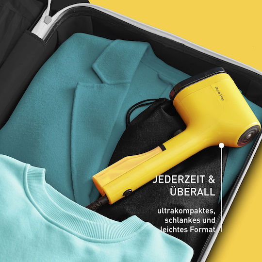 Tefal Pure Pop Garment Steamer Hand 1300W with Tank 70ml Yellow