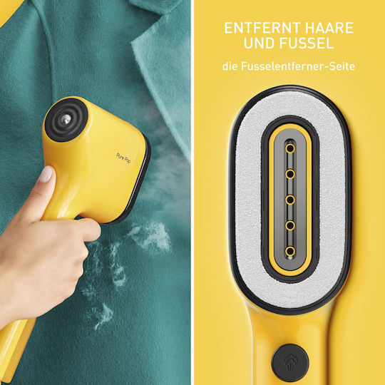 Tefal Pure Pop Garment Steamer Hand 1300W with Tank 70ml Yellow