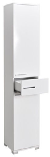 Velco Floor Melamina Bathroom Column Cabinet L45xD38xH187cm White