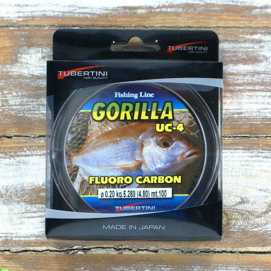 Tubertini Uc-4 Fluorocarbon Fishing Line Transparent 100m / 0.14mm