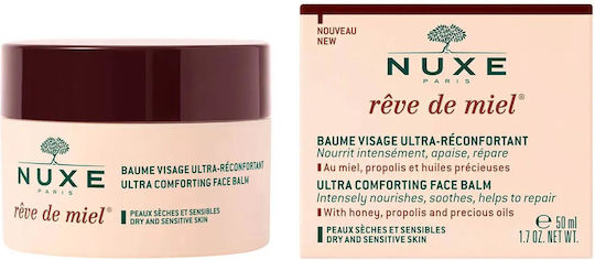 Nuxe Reve De Miel Rich Balsam de Față Hidratant 24 De Ore Tip de Zi 50ml