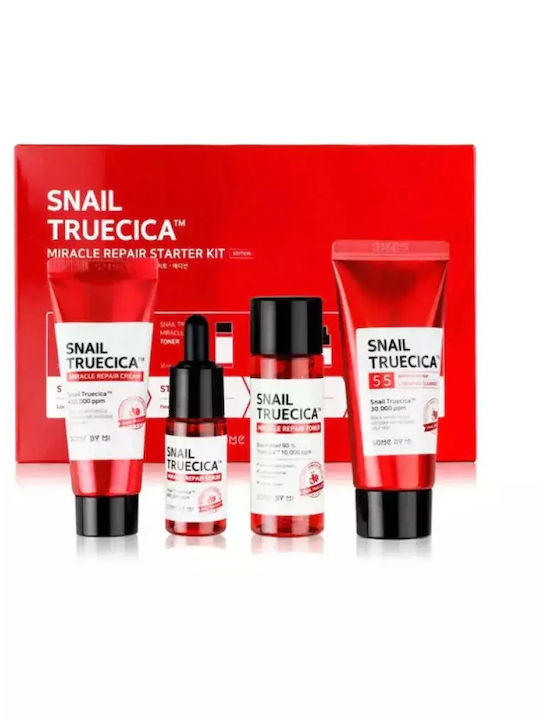 Some By Mi Snail Truecica Set Hautpflegeset für Feuchtigkeitsspendend, Gesichtsreinigung & Aufhellung