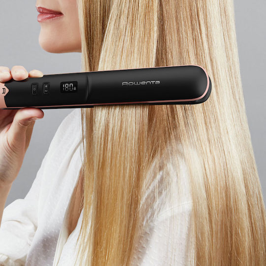 Rowenta Express Shine SF4620 Πρέσα Μαλλιών με Κεραμικές Πλάκες