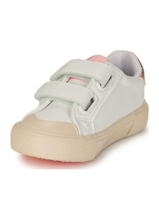 Παιδικά Sneakers με Σκρατς Λευκά