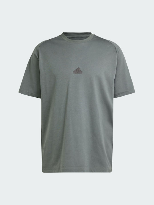 Adidas M Z.n.e Ανδρικό Αθλητικό T-shirt Κοντομάνικο Ασημί