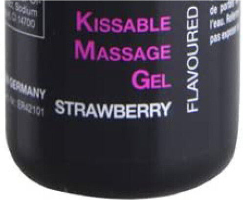 Megasol USA Eros Kissable Massage Gel για Μασάζ με Άρωμα Strawberry 100ml