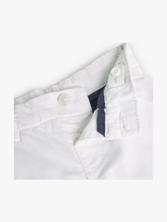 Kinder-Shorts/Bermudas Stoff Weiß