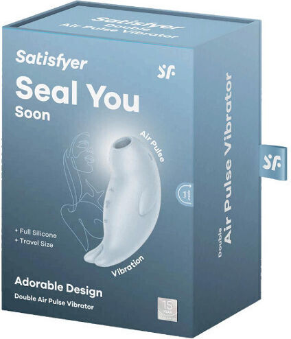 Satisfyer Seal You Soon Αναρροφητής Αιδοίου & Κλειτορίδας με Δόνηση Τιρκουάζ