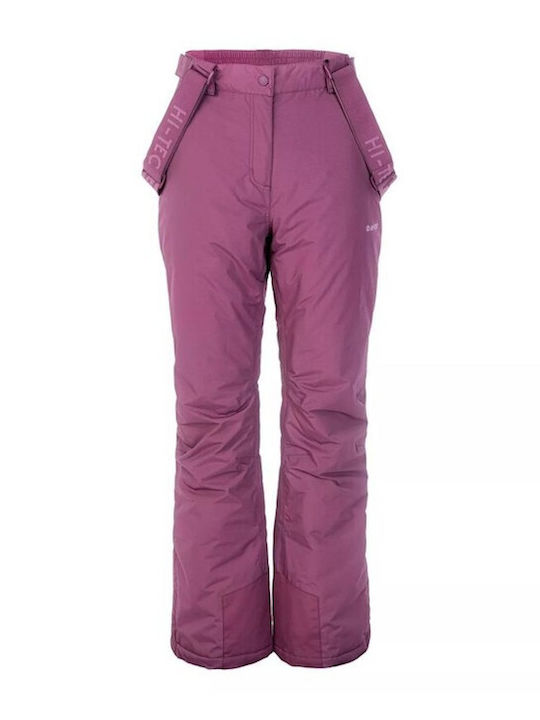 Hi-Tec Darin 92800549457 Women's Trousers for Ski & Snowboard Purple