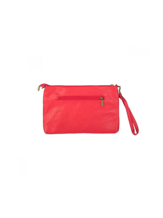 Karras Leather Women's Bag Crossbody Red