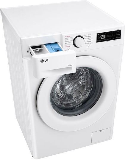 LG Πλυντήριο-Στεγνωτήριο Ρούχων 9kg/6kg Ατμού 1400 Στροφές