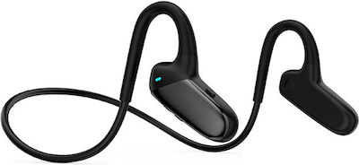 F808 Air Conduction Bluetooth Handsfree Ακουστικά Μαύρα