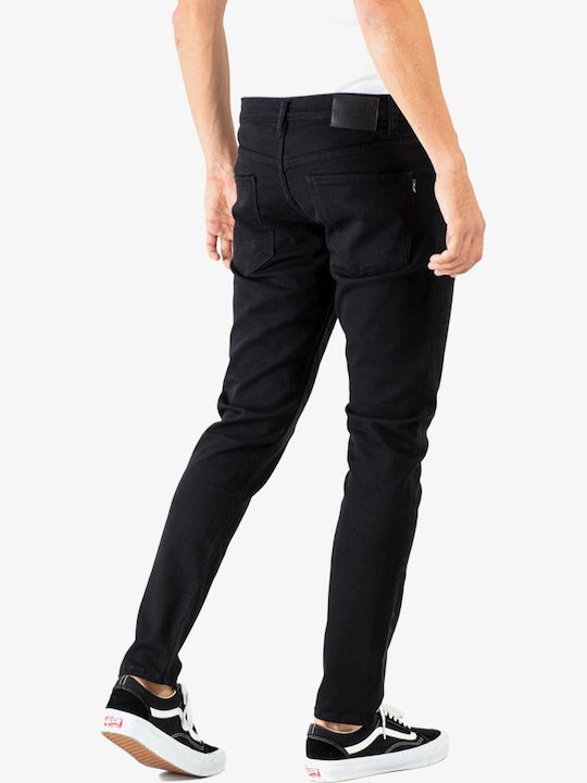 Pantalon De Blugi Pentru Bărbați Cu Fit Slim Negru