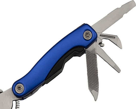 Survival Schweizer Taschenmesser Überleben Blau in Hülle