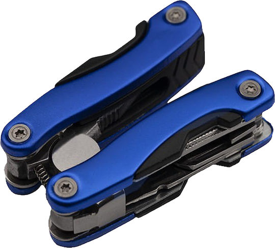 Survival Schweizer Taschenmesser Überleben Blau in Hülle