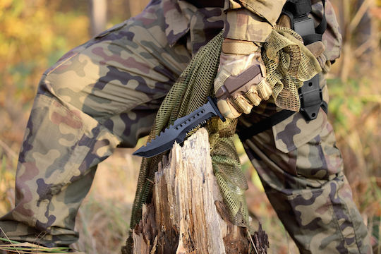 Survival Нож Survival Черен в Калъф
