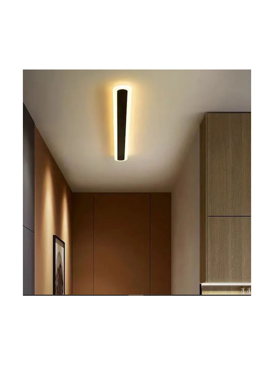 ForHome Modern Lumină de Perete cu LED Integrat Negru 60cm