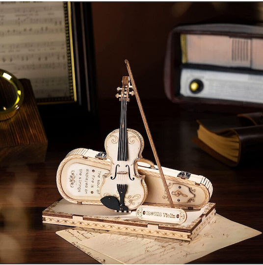 Rokr Construction Toy Wooden Robotime Violin Capriccio For Children 14+ Years