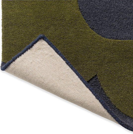 Orla Kiely Spring Stem Lucrat manual Covor Rectangular Marine