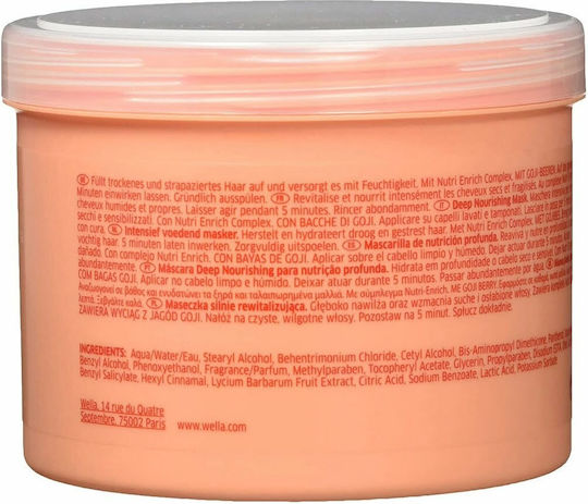Wella Nutri-Enrich Goji Berry Hair Mask for Repairing 500ml