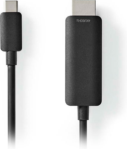 Nedis Μετατροπέας USB-C male σε HDMI female Ασημί 1τμχ 2.00M