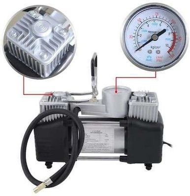 Car Tire Pump with Cable 12V