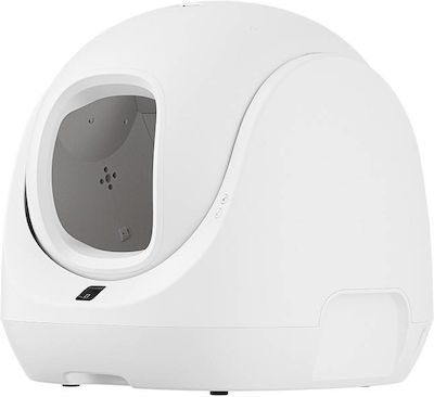 Catlink Cat Toilet Self-cleaning BayMax Version Closed in White Color L59.9xW53.3xH54.5cm