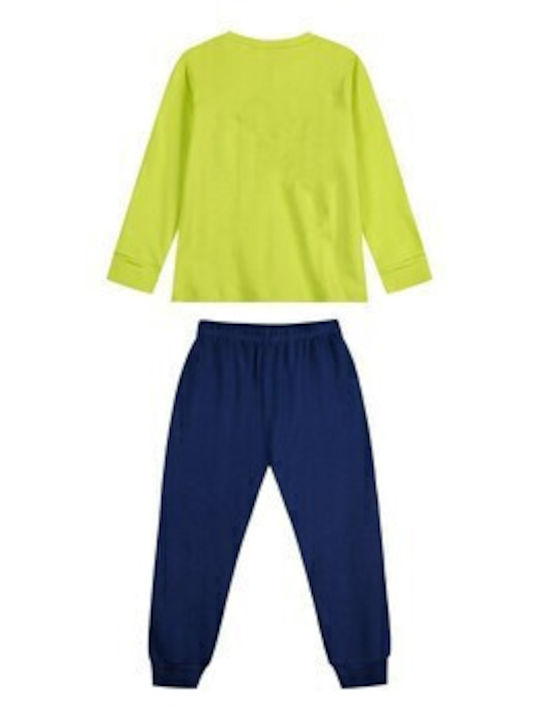Energiers Kinder Schlafanzug Winterlich Yellow