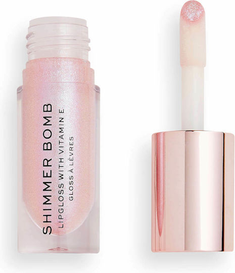 Revolution Beauty Shimmer Bomb Lip Gloss Pink 4.6ml