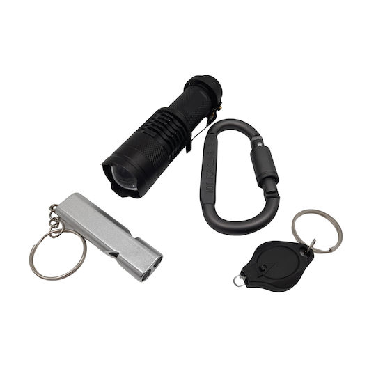 Überlebensset mit Taschenlampe