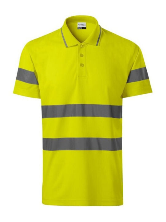 Rimeck Work Polo Shirt Yellow