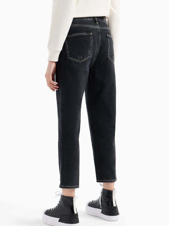 Armani Exchange Women's Jeans Trousers in Straight Line Black