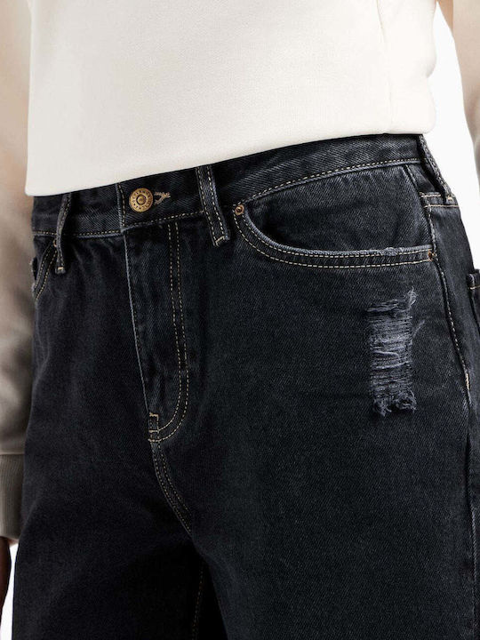 Γυναικείο Jean Παντελόνι σε Ίσια Γραμμή Black