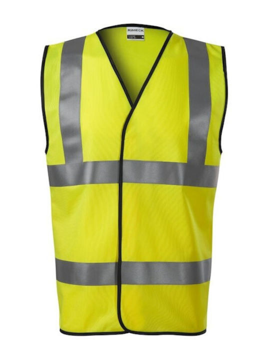 Rimeck Men's Safety Vest with Reflective Film Yellow