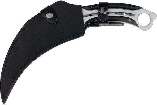 Karambit Supraviețuire Negru Cu Husă