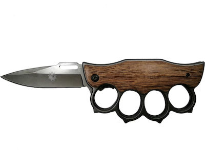 Knife Survival Brown with Blade made of Stainless Steel