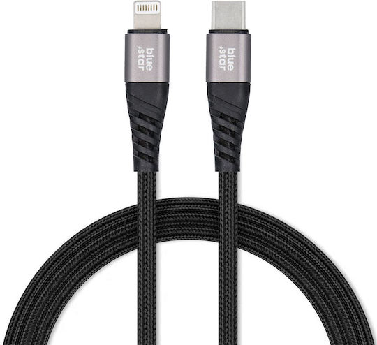 Blue Star Regular la Cablu Lightning 27W Negru 1.2m (594892)