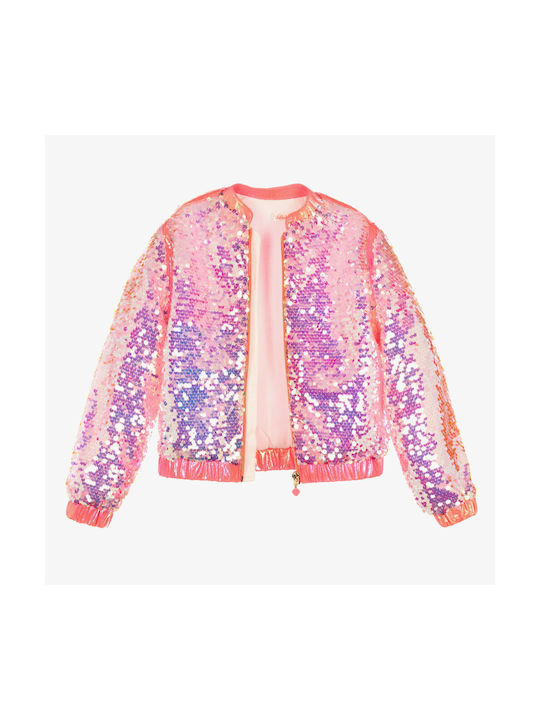 Billieblush Παιδικό Bomber Ροζ