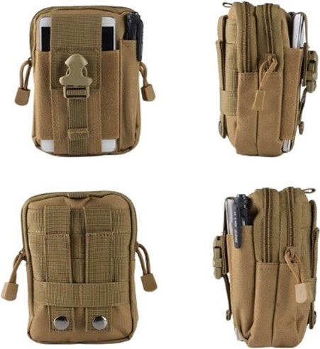 Militärische Tasche Taille aus Polyester Beige 1Es