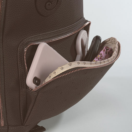 Pasito a Pasito Diaper Bag Brown 32x37x15cm.