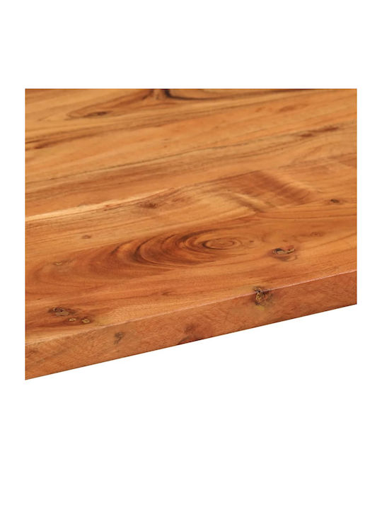 vidaXL Oval Table Surface made of Solid Wood Acacia 110x40x2.5cm 370085 1pcs