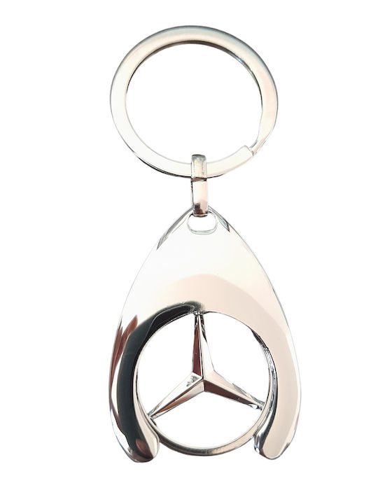 Mercedes-Benz Μπρελόκ Μεταλλικό Ασημί