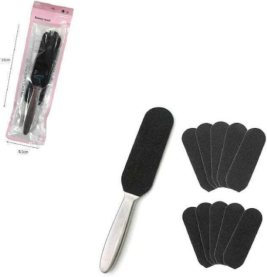 Inox Foot File with Plastic Handle 3524