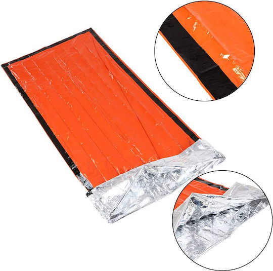 Sleeping Bag Μονό Πορτοκαλί