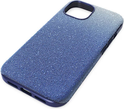 Swarovski High Back Cover Silicone Blue (iPhone 15Nokia 1.3)