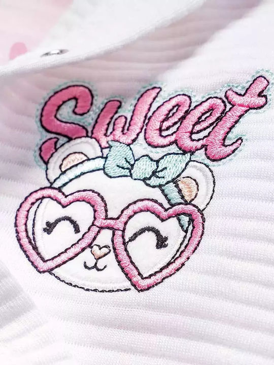 Kinder-Set mit Hose Winter 2Stück Pink