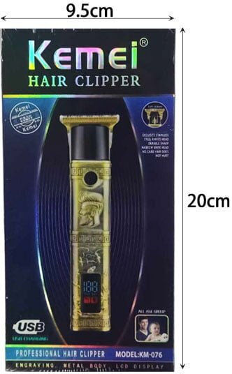 Kemei Κουρευτική Μηχανή Χρυσή KM-076