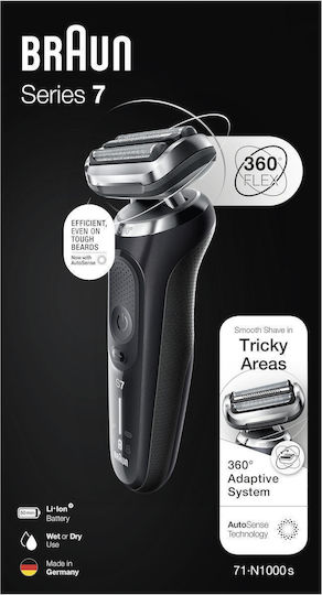 Braun Series 7 S6503785 Foil Aparat de Ras Electric Față Reîncărcabil