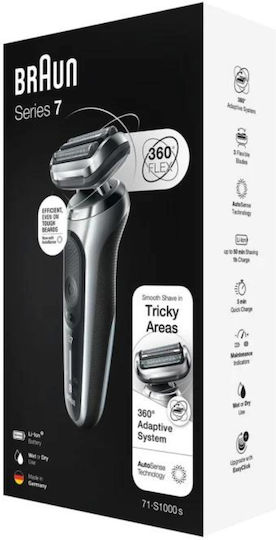 Braun Series 7 S6503785 Foil Aparat de Ras Electric Față Reîncărcabil