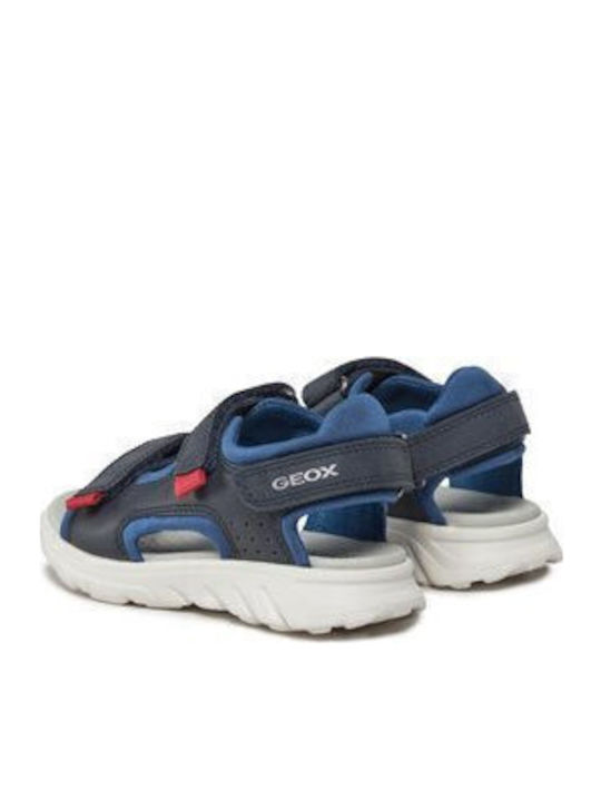 Geox J Sandal Navy Μπλε